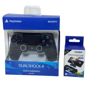 Combo Control PS4 + Soporte para Teléfono Móvil